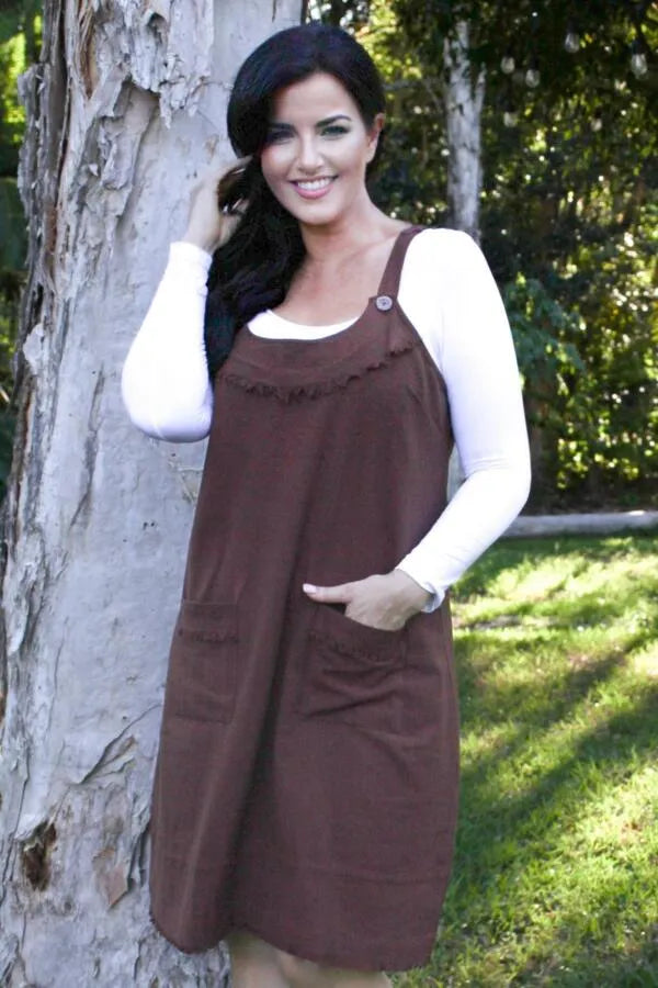 Gina Short Pinafore Dress