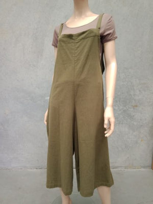 #Jumpsuit Wide Leg Linen