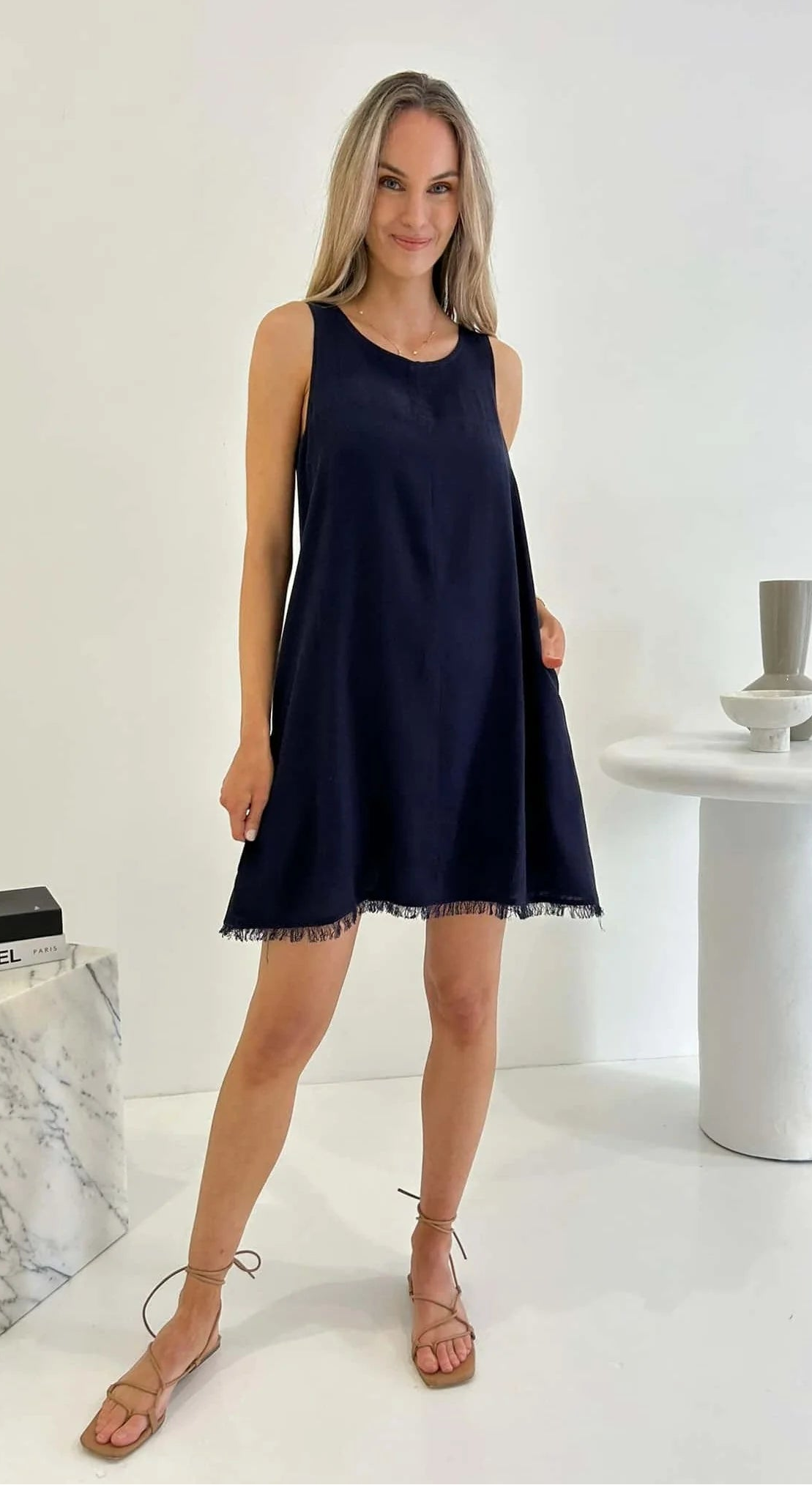 🌟SALE - Freya Mini Dress Navy