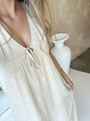 PEYTON MAXI DRESS NATURAL