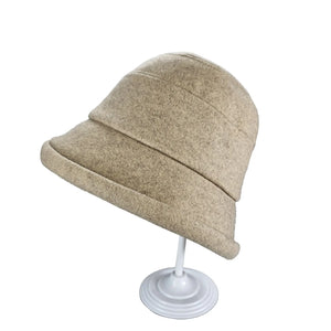 #Felt Bucket Hat With Adjustable Tie