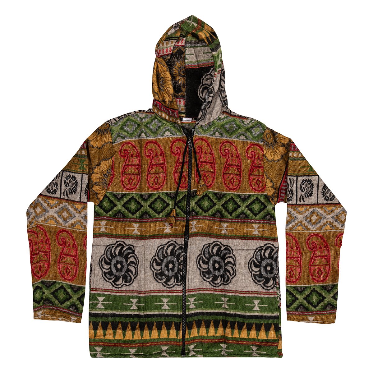 Nepal Hooded Zip Up Jumper