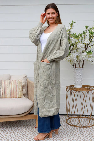 #Maggie Maxi Knit Cardigan