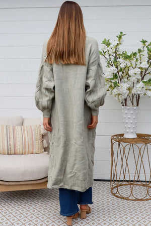 #Maggie Maxi Knit Cardigan