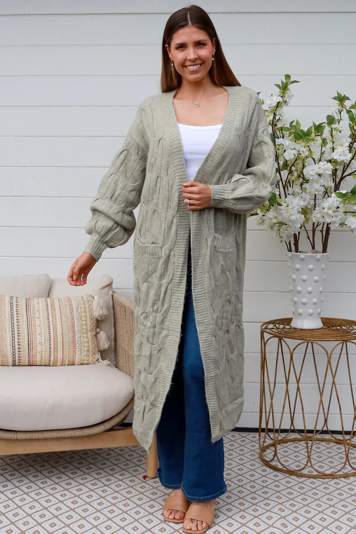 #Maggie Maxi Knit Cardigan