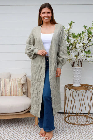 #Maggie Maxi Knit Cardigan