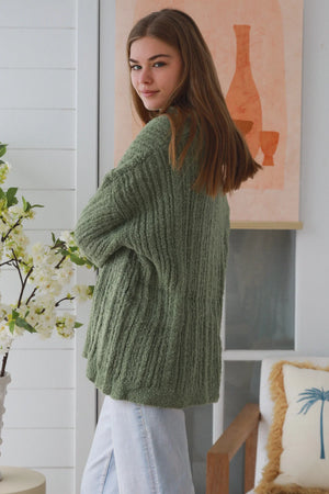 #Oversize Quarter Zip Up Jacket