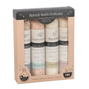 Set of 4 Herbal Bath Salts