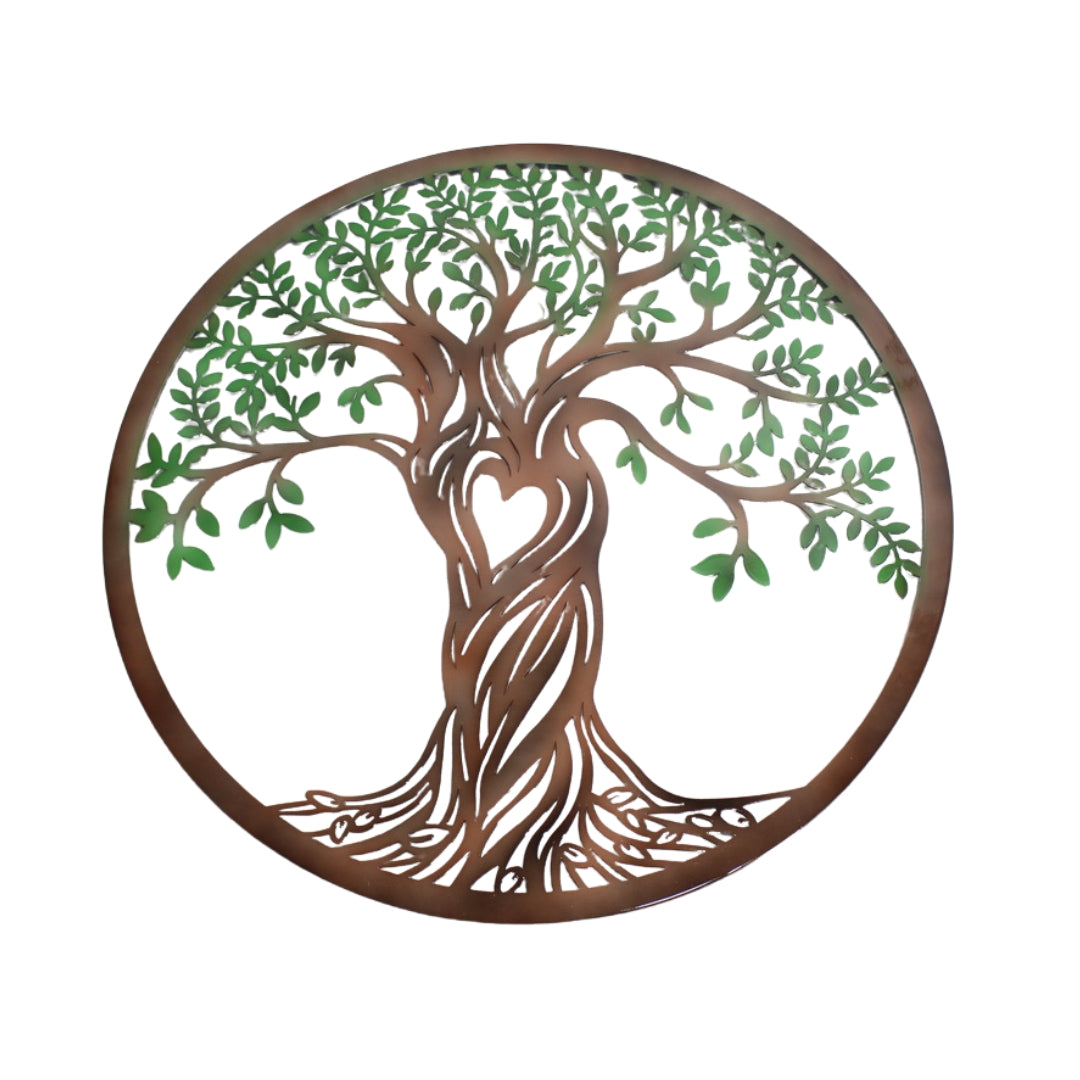 Tree Of Life Natural Metal Wall Art
