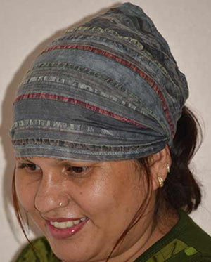 Stonewashed Crinkled Cotton Headbands