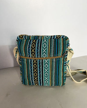 Hemp Mushroom Embroidery Bag
