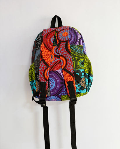 Full Patchwork Cotton Backpack
