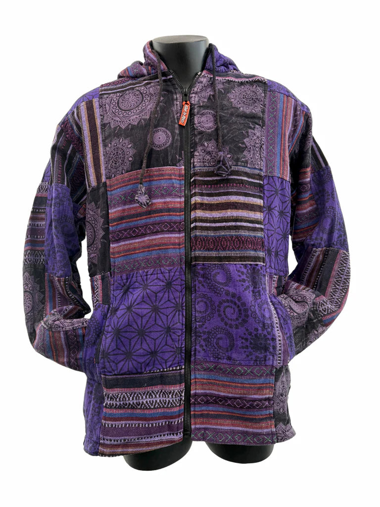 Cotton Gheri Patch Stonewashed Jacket