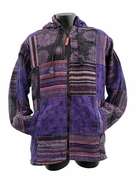 Cotton Gheri Patch Stonewashed Jacket