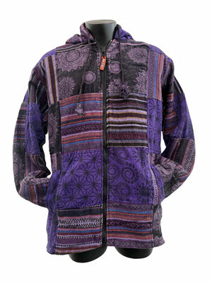 Cotton Gheri Patch Stonewashed Jacket