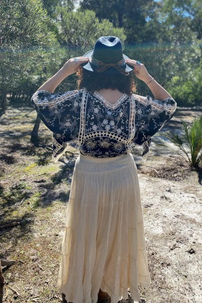 Calico Tiered Gyspy Skirt