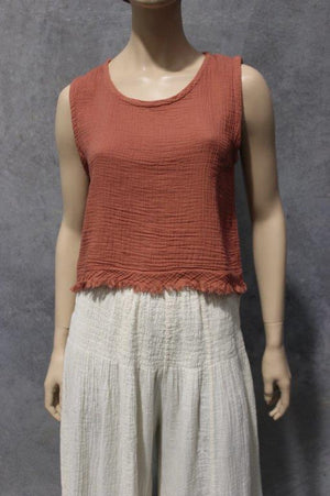 Cheese Cloth Shell Top