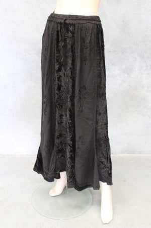 VELVET RAYON BIAS GODESS SKIRT