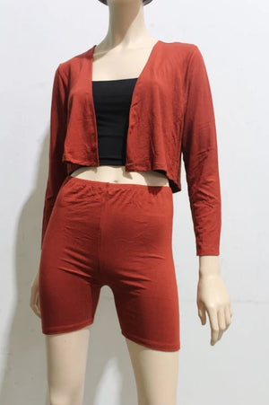 MAMA SVIT CROPPED JERSEY JACKET