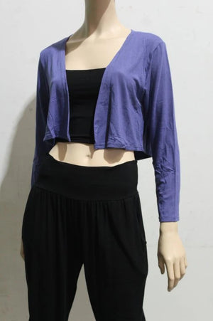 MAMA SVIT CROPPED JERSEY JACKET