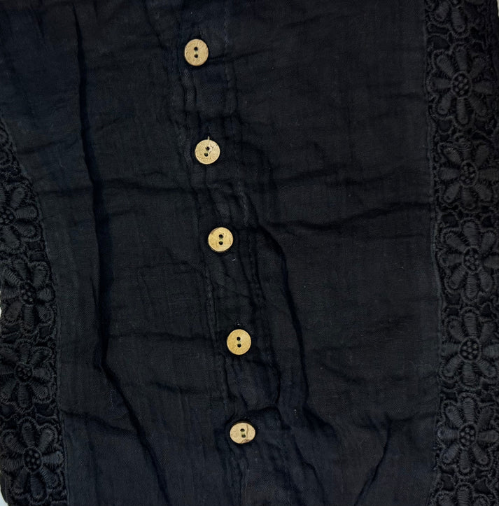 Cheryl Cotton Button Up Top