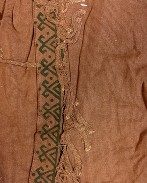 Cotton Fringed Blockprint Jacket
