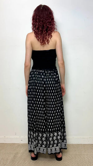 Parsi Rayon Block Print Wide Leg Pants
