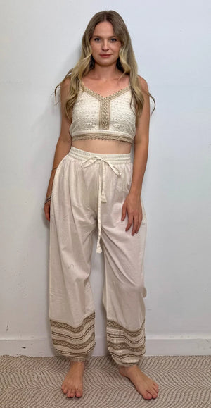 Alexandra Cotton Harem Pants