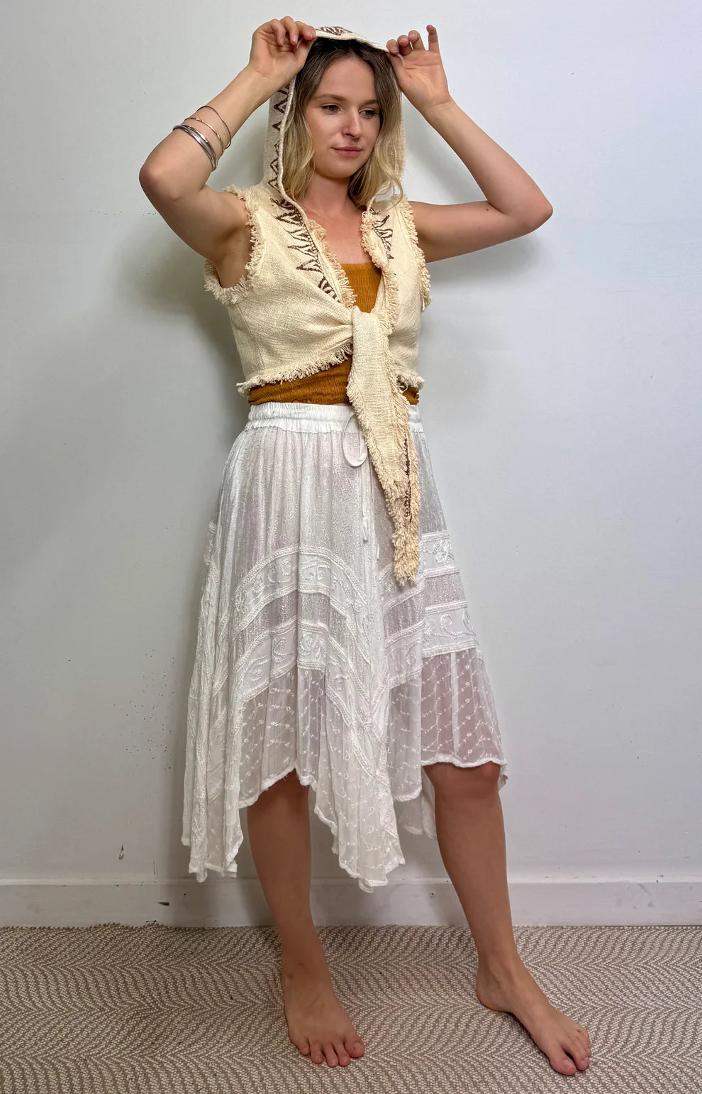 Rhea Hooded Cotton Jacket