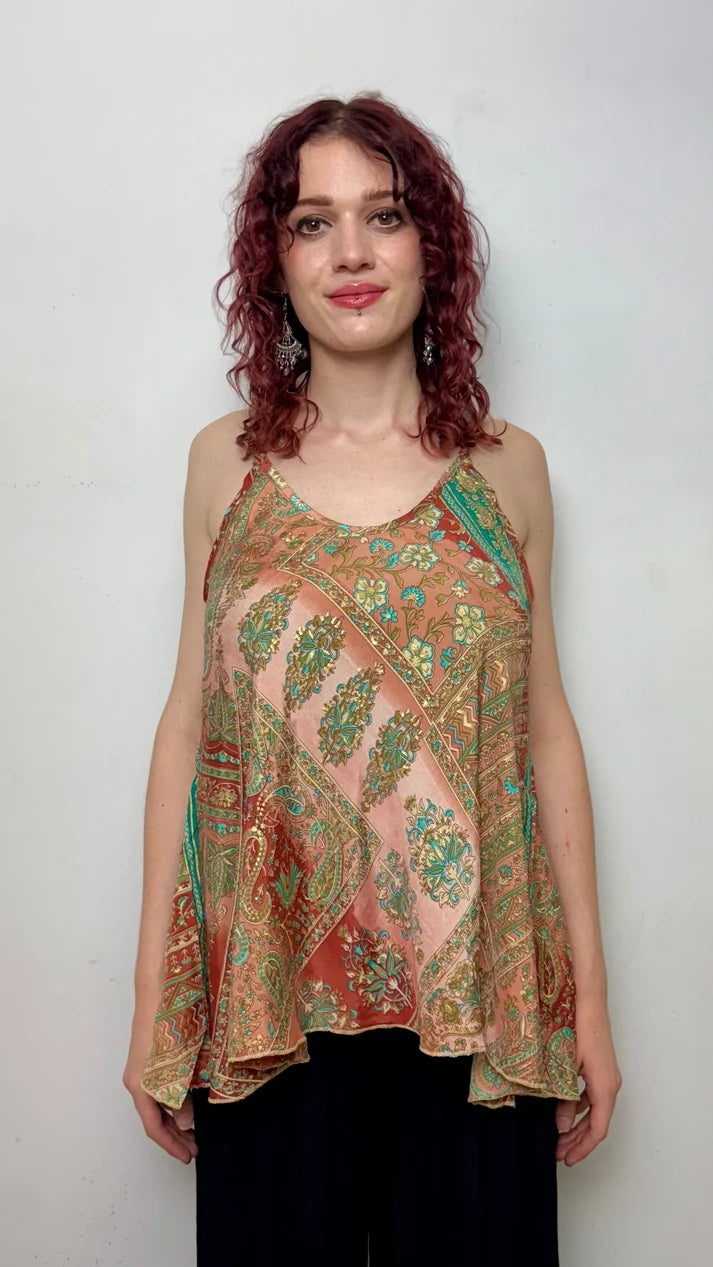 Gypsy Silk Mary Top