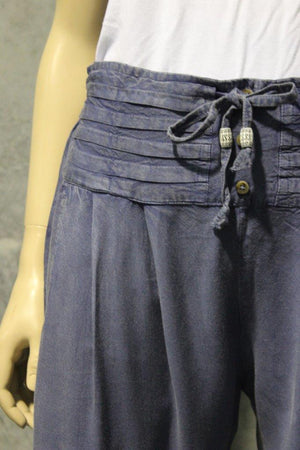 #Cropped Pleat Waist Band Pants