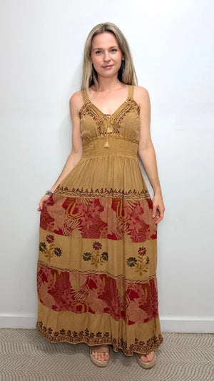 Venus Long Stonewash Dress
