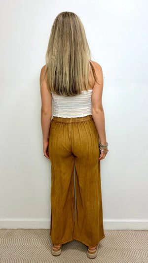 Remi PleatStonewash Long Pants