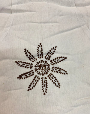 Hemp Cotton Triangle Poncho