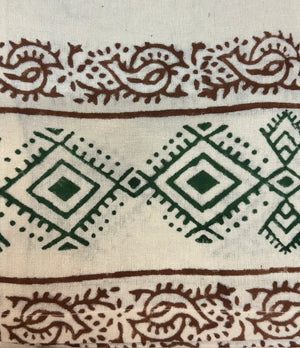 Hemp Cotton Block Print Pants