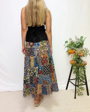 Juniper Patchwork Maxi Skirt