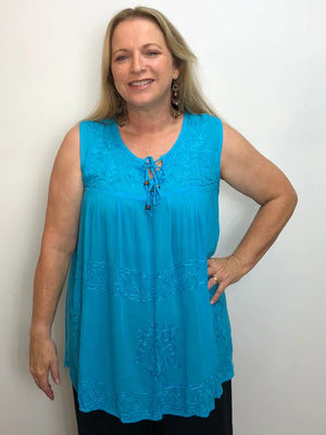 Florence Sleeveless Plain Top