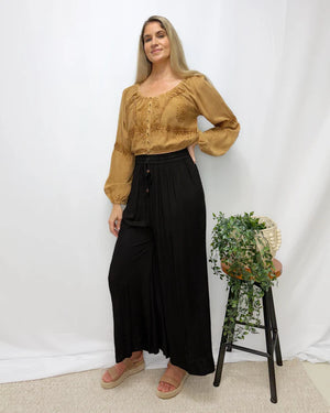 Celeste Peasant Long Sleeve Top