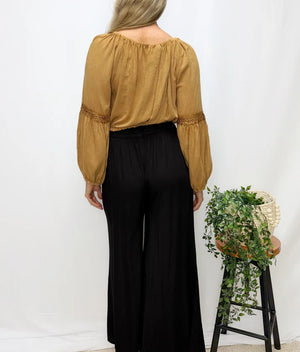 Celeste Peasant Long Sleeve Top