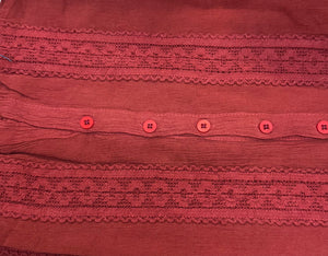 Boheme Button Up Blouse/Rayon