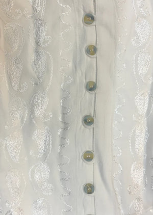 Lani Stonewash Blouse wth Lace