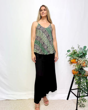 Boheme Blockprint Strappy Top