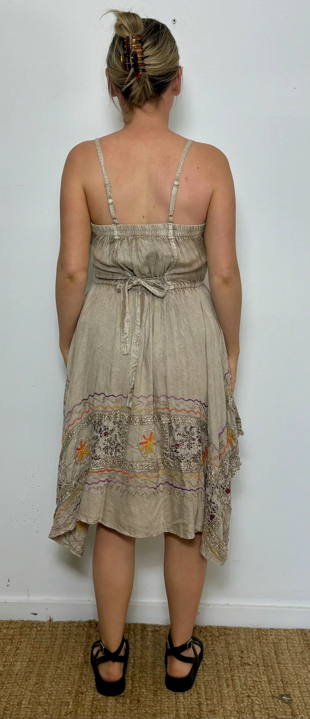 Mia Stonewash Hanky Dress