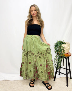 Meadowstone Embroidered Skirt