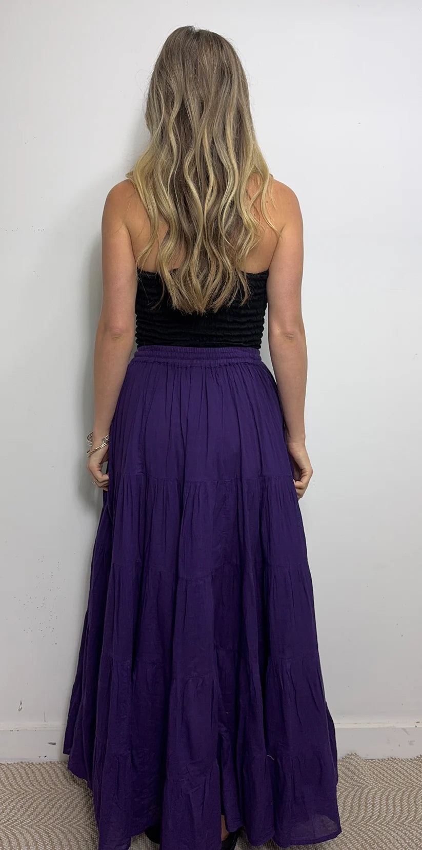 Rohini Cotton Tiered Skirt