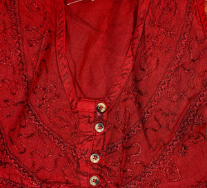 Daisy Button Up Blouse