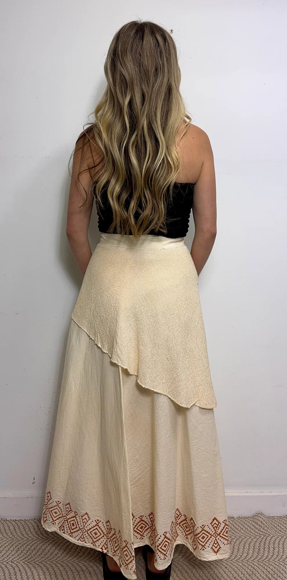 Tabitha Cotton Wrap Skirt