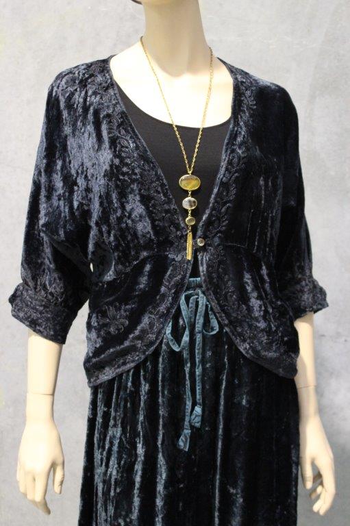VELVET BATWING BOLERO