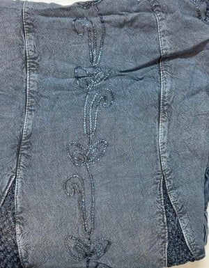 Malia Stonewash Maxi Skirt