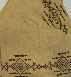 Cotton Halter Top With Block Print